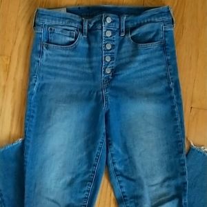 GAP True Skinny Ankle High Rise Jeans